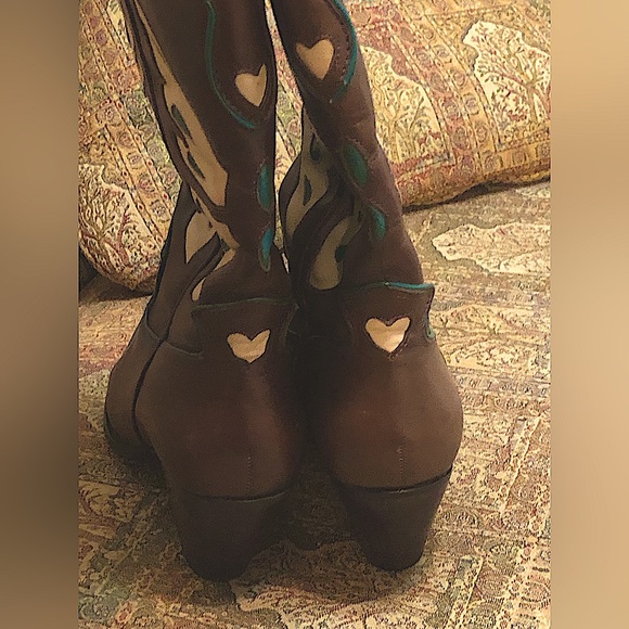 Nine West Leather Western Boots. Woman’s Size  9 - Picture 7 of 15